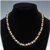 Image 1 : NLH Beaded Necklace with Multicolor Rhinestone Spacers
