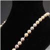Image 2 : Costume Faux Pearl Necklace with Decorative Clasp