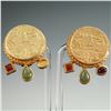 Image 5 : 5pc Costume Earring Grouping, Gemstone Accents