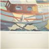 Image 2 : Charles Pardell Lithograph, Harbour, Numbered