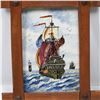 Image 2 : Tile Mural Ship at Sea