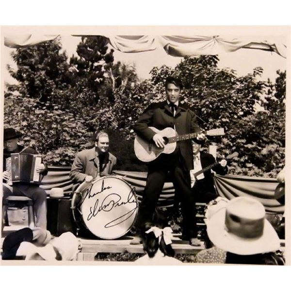 Elvis Presley signed promo photo