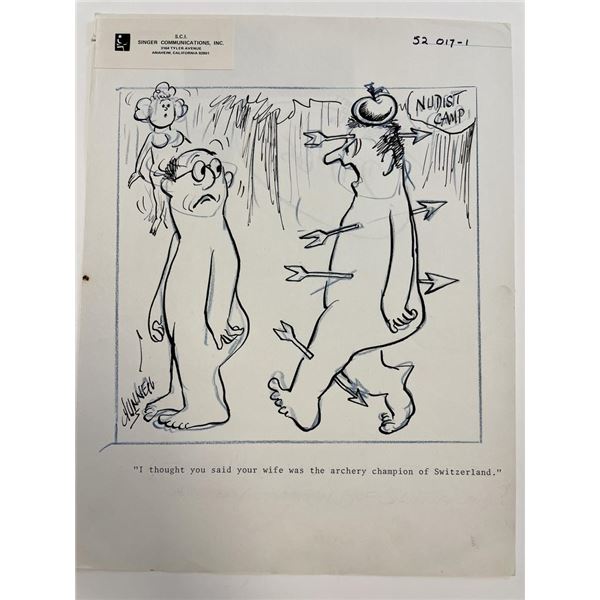 John Dunnett Original Cartoon