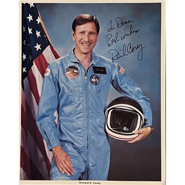 NASA Astronaut Richard Covey Signed Photo