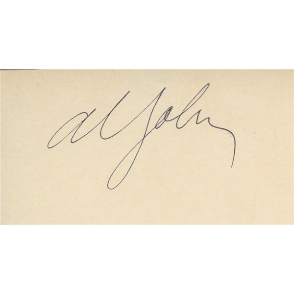 Al Jolson original signature