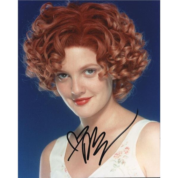 The Wedding Singer Drew Barrymore signed photo