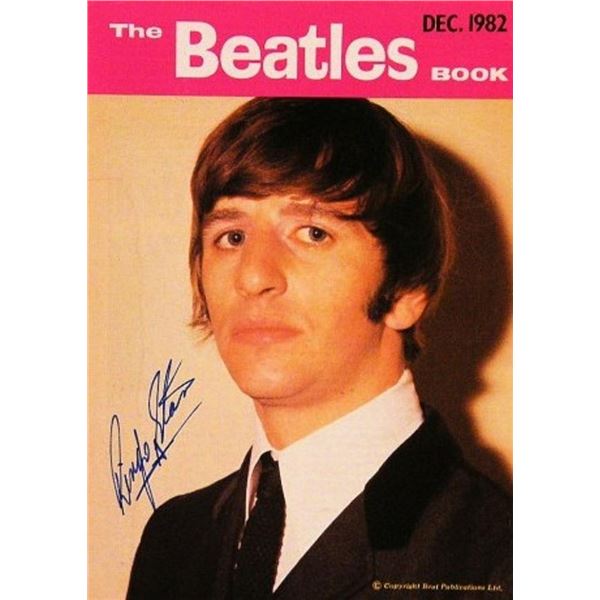 Ringo Starr signed The Beatles Book