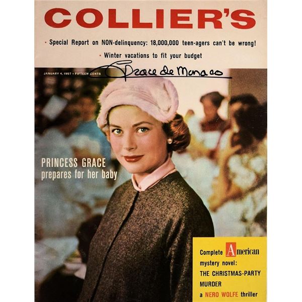 Grace de Monaco signed magazine