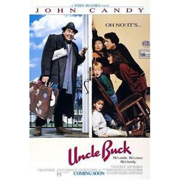 Uncle Buck original double-sided movie poster