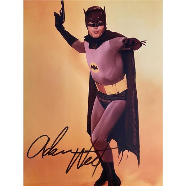 Batman Adam West signed photo