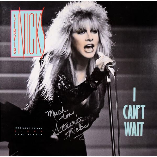 Stevie Nicks signed I Canâ€™t Wait album