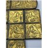 Image 5 : Gilt Bird Motif Plaque Set