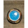 Image 5 : Cloisonné Enamel Circular Box with Floral Scrolls on Black Ground