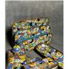 Image 5 : Cloisonné Enamel Scholar’s Desk Set with Floral Scrolls