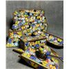 Image 6 : Cloisonné Enamel Scholar’s Desk Set with Floral Scrolls