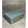 Image 2 : Cloisonné Enamel Jewelry Box with Floral Scrolls