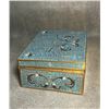 Image 4 : Cloisonné Enamel Jewelry Box with Floral Scrolls