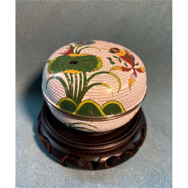 Small Cloisonné Enamel Box
