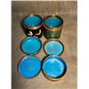 Image 5 : Set of Cloisonné Enamel Tea Caddies and Tobacco Jars (Three Pieces)