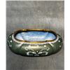 Image 8 : Cloisonné Enamel Brush Washer with White Scrolls on Green Ground