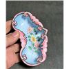 Image 2 : Famille Rose Peach-Shaped Brush Washer with Floral Design