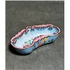Image 5 : Famille Rose Peach-Shaped Brush Washer with Floral Design