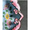 Image 8 : Famille Rose Peach-Shaped Brush Washer with Floral Design