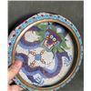 Image 4 : Cloisonné Enamel Brush Washer with Nine-Dragon Design on White Ground