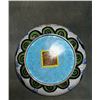 Image 7 : Cloisonné Enamel Brush Washer with Nine-Dragon Design on White Ground