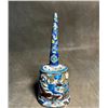 Image 1 : Cloisonné Enamel Ritual Bell with Dragon Design