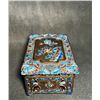 Image 3 : Late Qing to Republic Period Cloisonné Enamel Rectangular Box