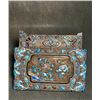 Image 5 : Late Qing to Republic Period Cloisonné Enamel Rectangular Box