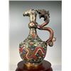 Image 1 : Cloisonné Ewer with Dragon Handle and Dragon Motifs