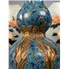 Image 2 : Cloisonné Double-Neck Gourd Vase