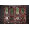 Image 1 : Set of Four Hetian Jade Inlaid Screens