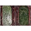 Image 8 : Set of Four Hetian Jade Inlaid Screens