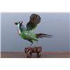Image 1 : Gilded Silver Cloisonné Pheasant (Shoudainiao) Figurine with Gem Inlay