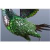Image 8 : Gilded Silver Cloisonné Pheasant (Shoudainiao) Figurine with Gem Inlay