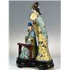 Image 3 : Cloisonné Figurine of Scholar and Lady