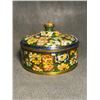 Image 2 : Cloisonné Covered Box with Floral Design