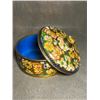 Image 3 : Cloisonné Covered Box with Floral Design