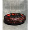 Image 6 : Carved Lacquer Circular Box with Bird and Rock Design (Tixi Technique)