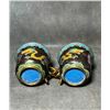 Image 4 : Pair of Cloisonné Enamel Cups with Black Ground and Gilded Dragon Motifs