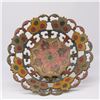 Image 7 : Copper-Colored Tall Footed Offering Dish