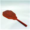 Image 1 : Red Lacquer Carved Hand Mirror