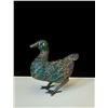 Image 1 : Silver Cloisonné Enamel Duck Figurine