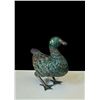 Image 2 : Silver Cloisonné Enamel Duck Figurine