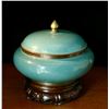 Image 3 : Turquoise Blue Cloisonné Covered Jar