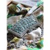 Image 2 : Gemstone-Inlaid Evening Purse with Turquoise Accents