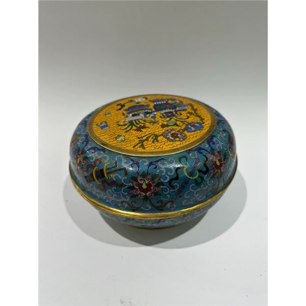 Cloisonné Enamel Hand-Held Box
